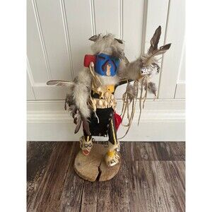 Liphontcta 12 INCH Eagle Dancer Kachina doll Navajo, Vintage Handmade Find